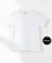 5501 PLAYERA BLANCA AFELPADA M/M