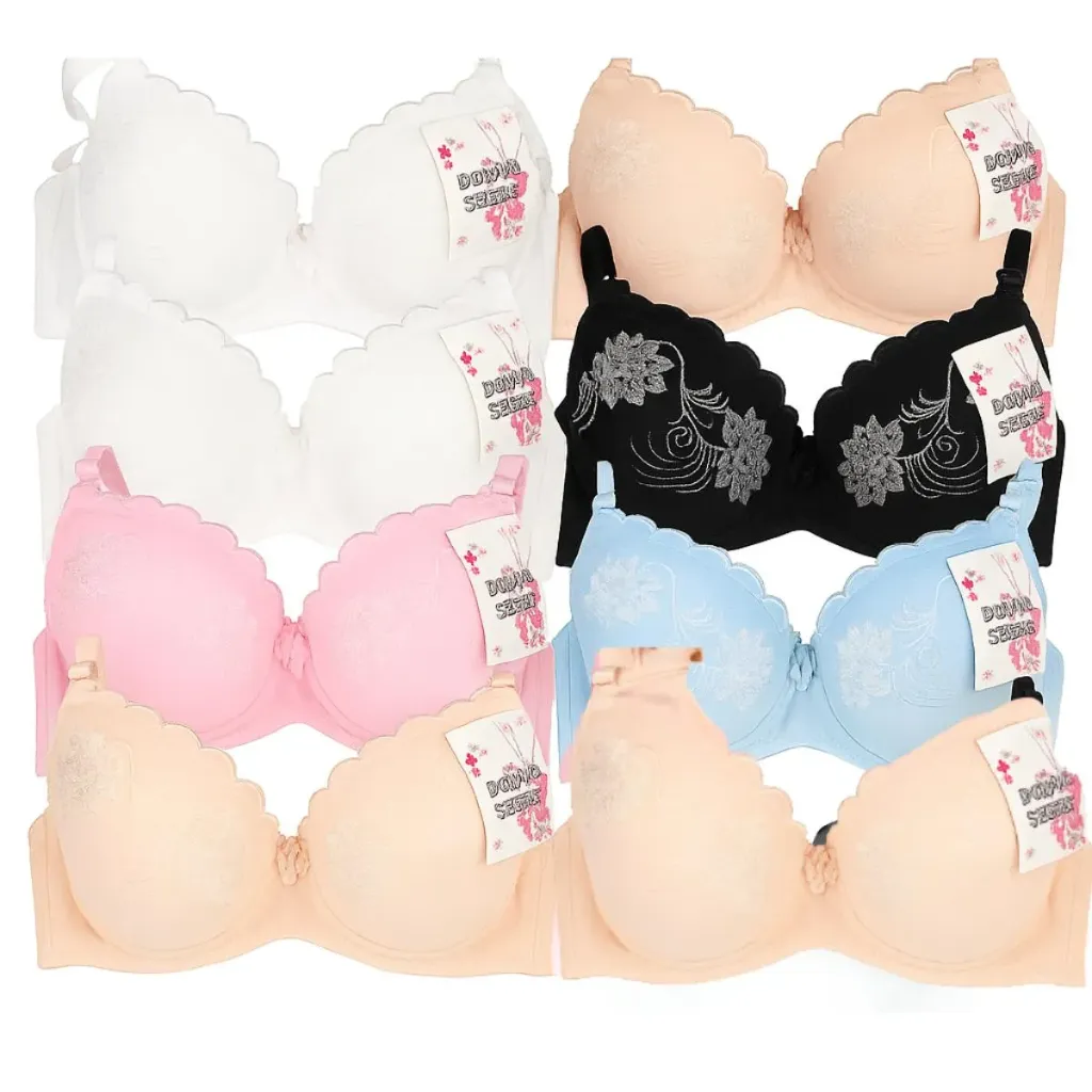 Brasier  Paquete de 12 Piezas V/COL y Tallas M404