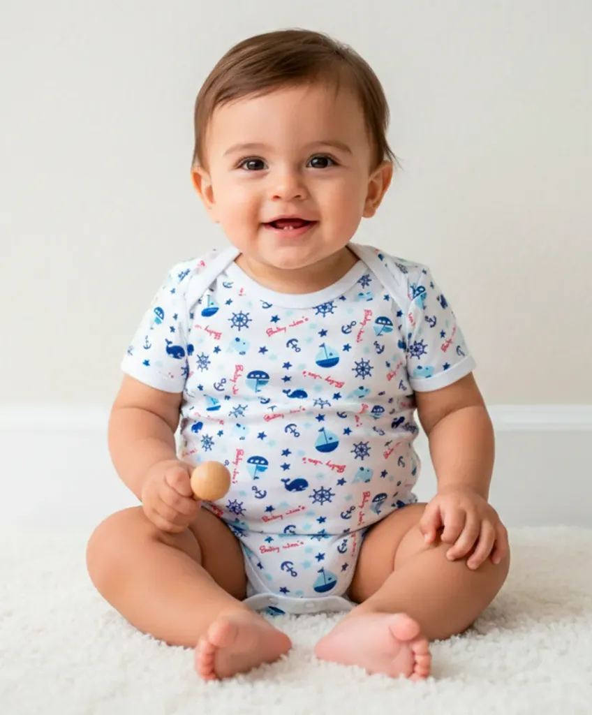 Pañalero Estampado Afelpado M/M M6203 (3/6 Meses)