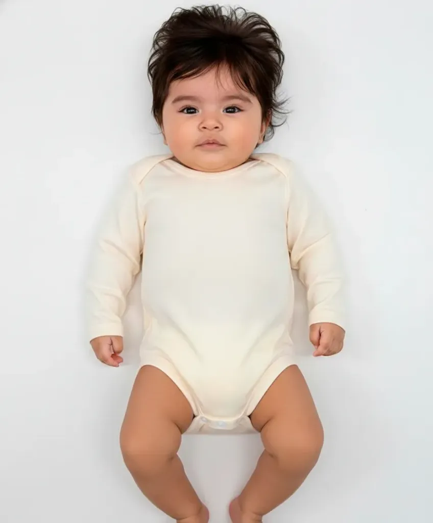 Pañalero Diseño Liso M/Larga M6207 (3/6 Meses)