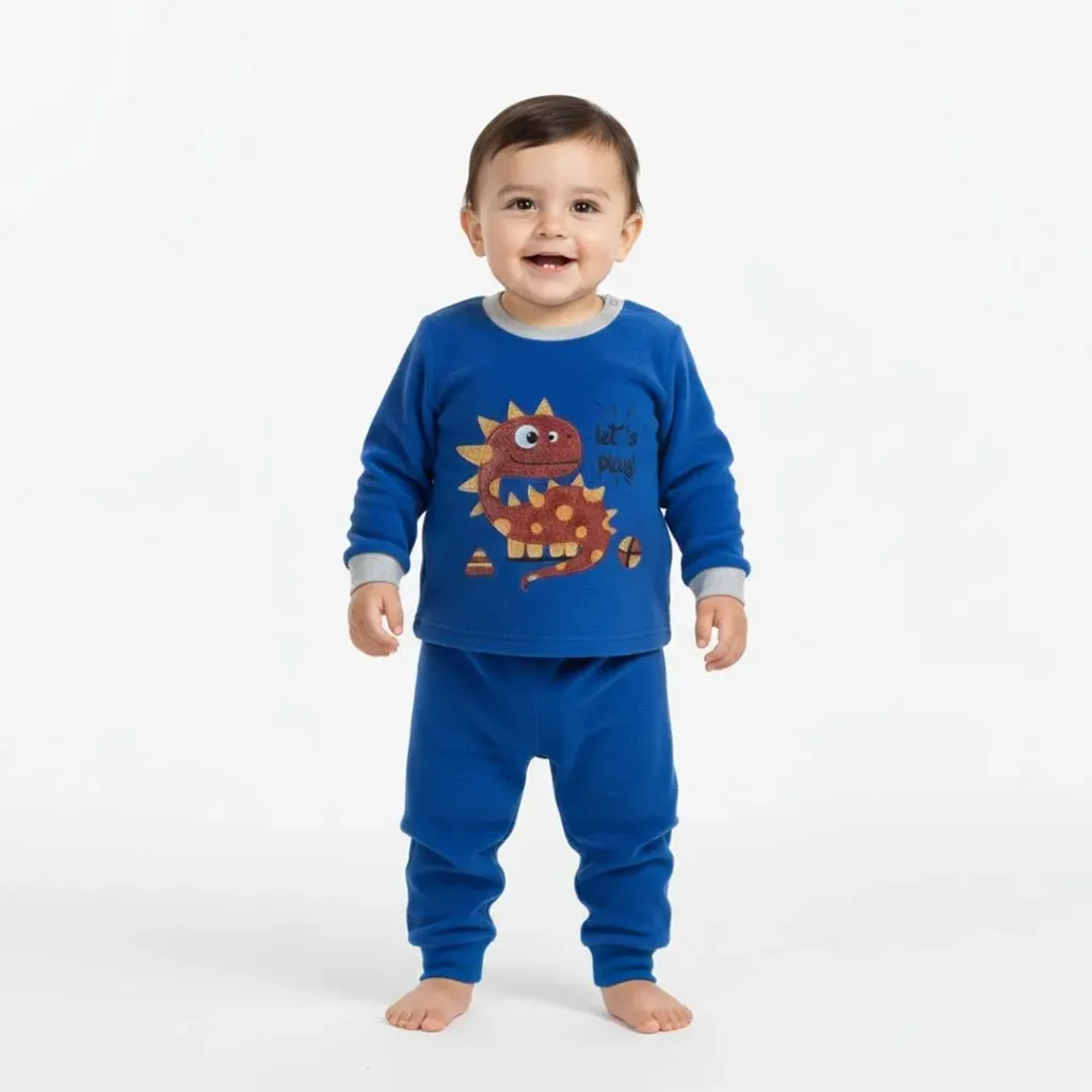 SET PIJAMA BEBO POLAR C/3 PZAS (MARK08)