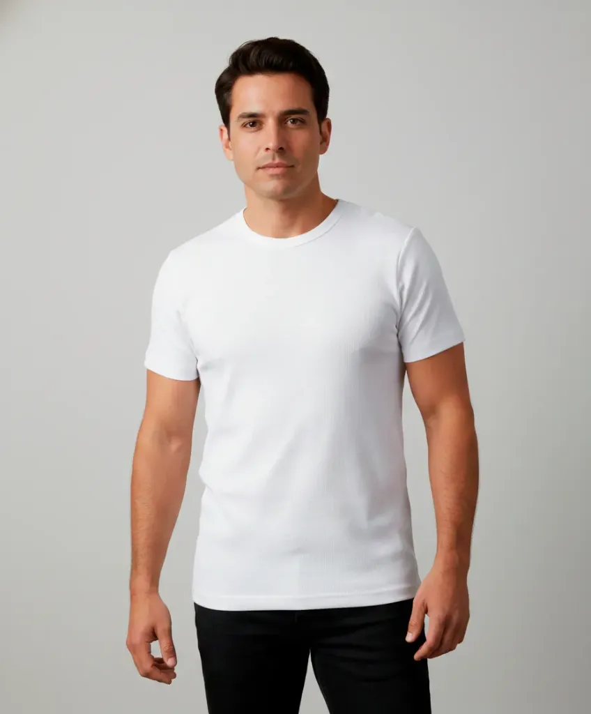 5503 PLAYERA BLANCA AFEL CABALLERO M/M